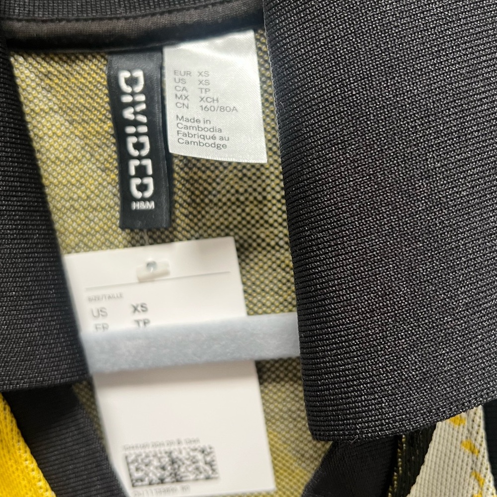 Divided Black and Yellow Blazer